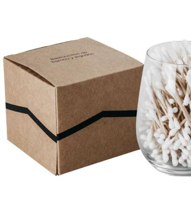 Bastoncillos de bambú y algodón Banbu caja 500 Uds.