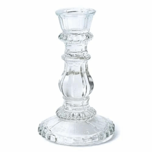 Portavelas de cristal para velas de mesa