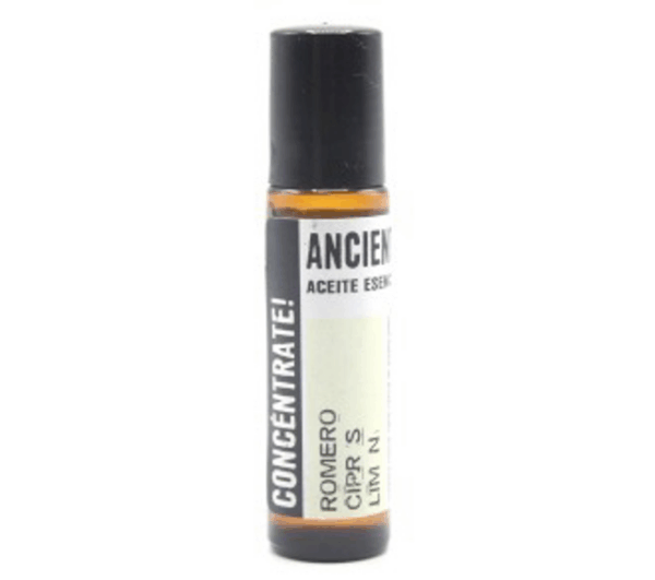 3x Mezclas de Aceites Esenciales Roll-On - Concéntrate!! Romero, ciprés y limón