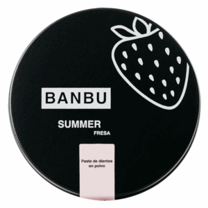 Dentífrico en polvo Summer, fresa. Banbu 60ml
