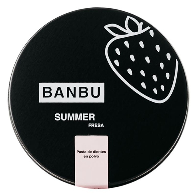 Dentífrico en polvo Summer, fresa. Banbu 60ml