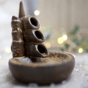 Fuente para conos de reflujo – Bambú marrón veteado