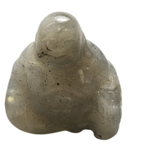 Buda de piedras preciosas, 2,5×2,5x1cm, labradorita