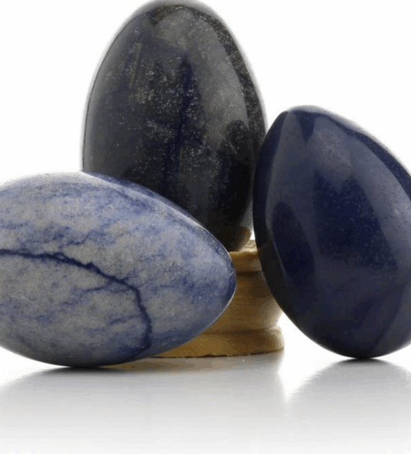 Huevos De Cuarzo Azul