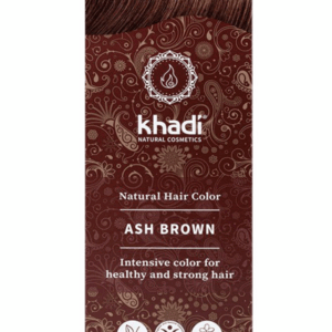 Khadi tinte natural henna color castaño ceniza