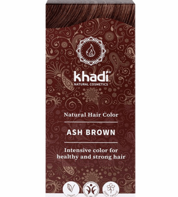 Khadi tinte natural henna color castaño ceniza Khadi tinte natural henna color castaño ceniza