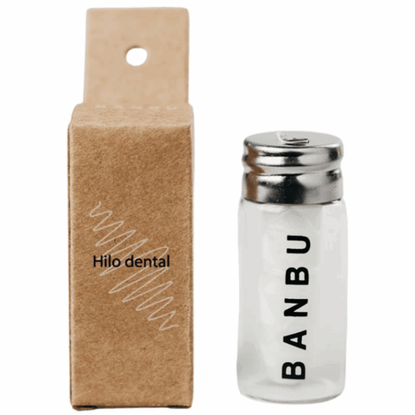 Hilo dental con carbón activado Babu 30m