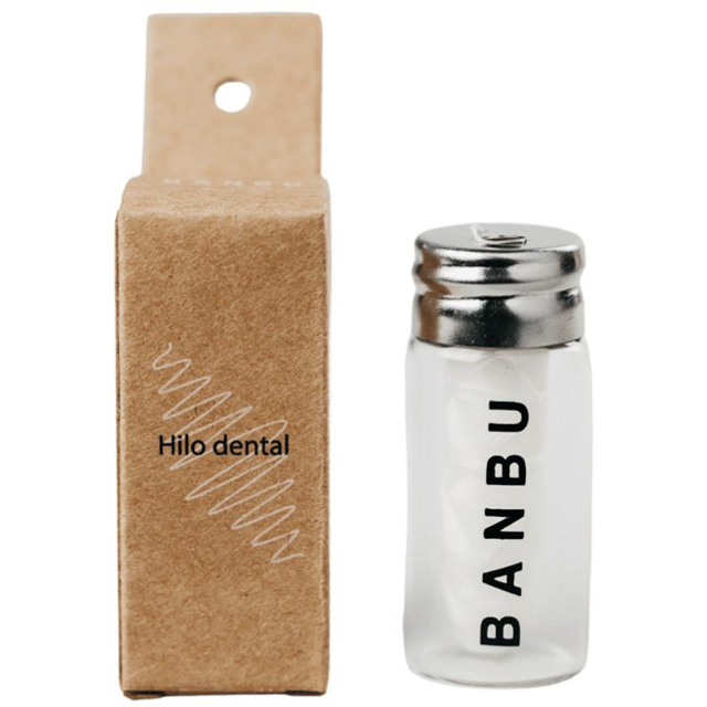 Hilo dental con carbón activado Babu 30m