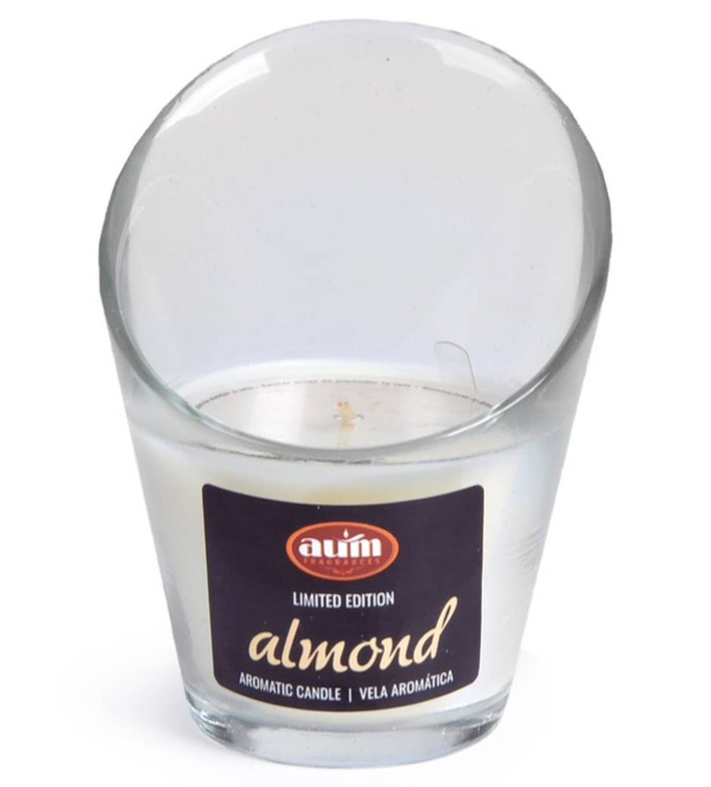 Aum Candle Glass Edición Limitada Almendra