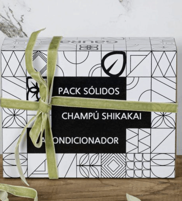 Pack sólidos Champú purificante SHIKAKAI + Acondicionador Pack sólidos Champú purificante SHIKAKAI + Acondicionador