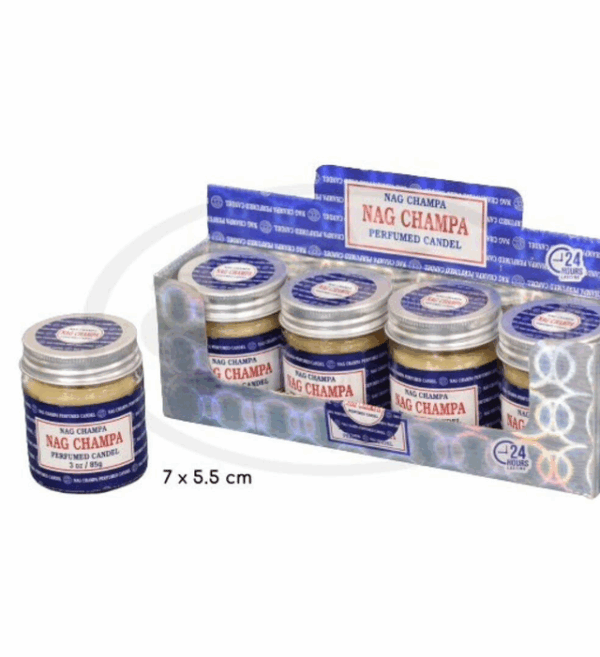 Vela de cristal 85 g Nag Champa