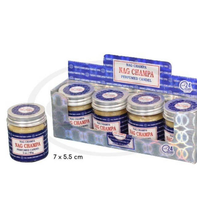 Vela de cristal 85 g Nag Champa
