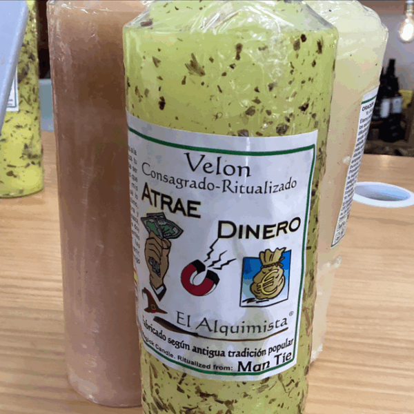 Velon atrae dinero (Preparado con hierbas y aceite) Velon atrae dinero (Preparado con hierbas y aceite)