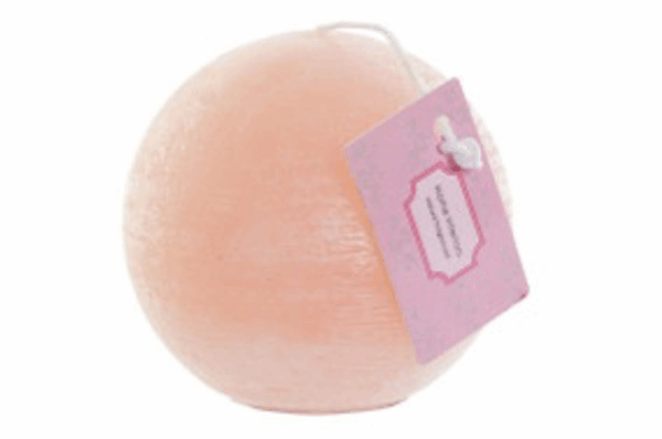 Vela cera 7,5X7,5X7,5 188 GR, 35 horas Rosas