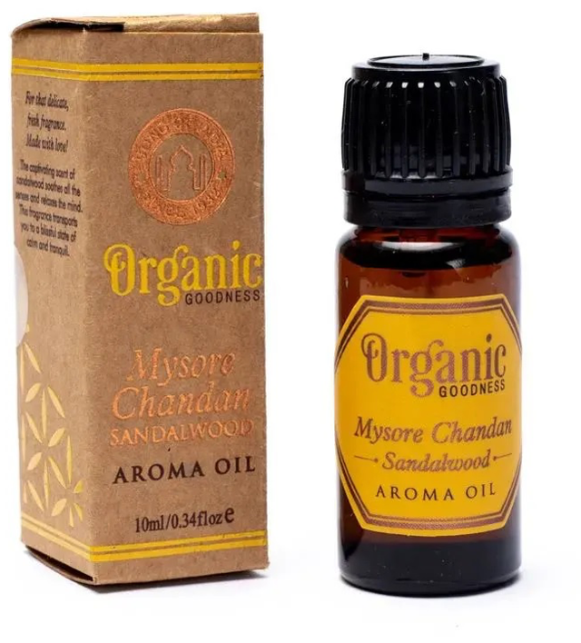 Aceite aromático Sándalo Organic Goodness 10ml