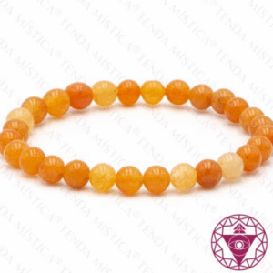 aventurina naranja de 6 mm.