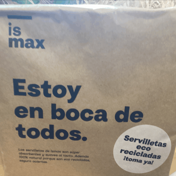 Servilletas eco recicladas