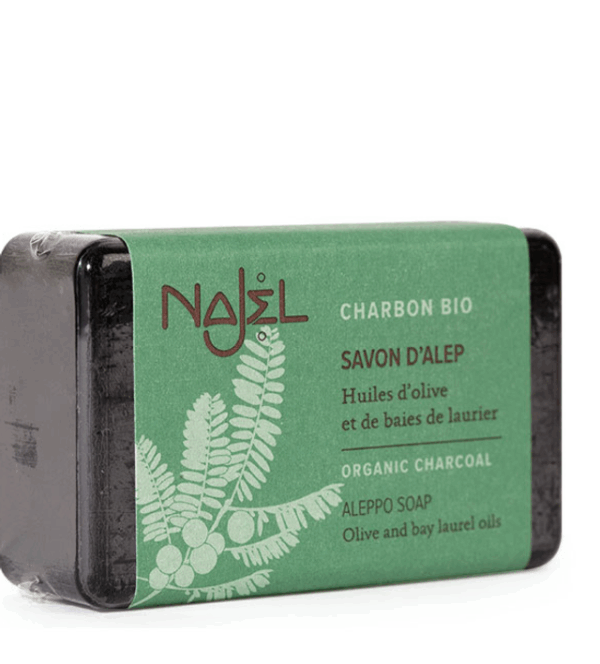 Jabón de alepo con carbón de Nagel, 100g Jabón de alepo con carbón de Nagel, 100g