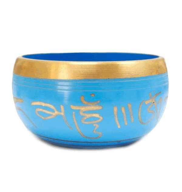 Cuenco de Buda tibetano – azul claro