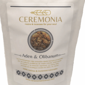 Incienso ADEN & OLIBANO 100g Mezcla de resinas e inciensos aroma a divinidad y espiritualidad