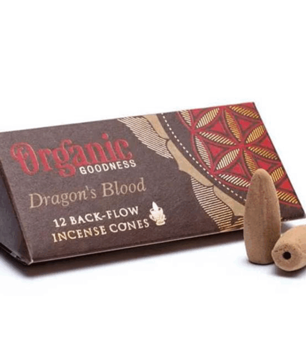 Conos de incienso, cascada Sangre de Dragón Organic Goodness 24g