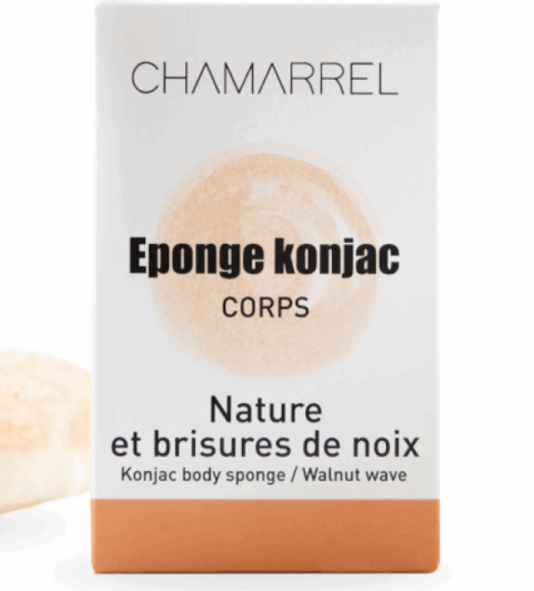 Chamarrel esponja Konjac nuez