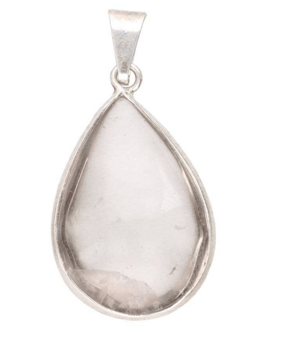 Colgante Gota de Cuarzo Ahumado