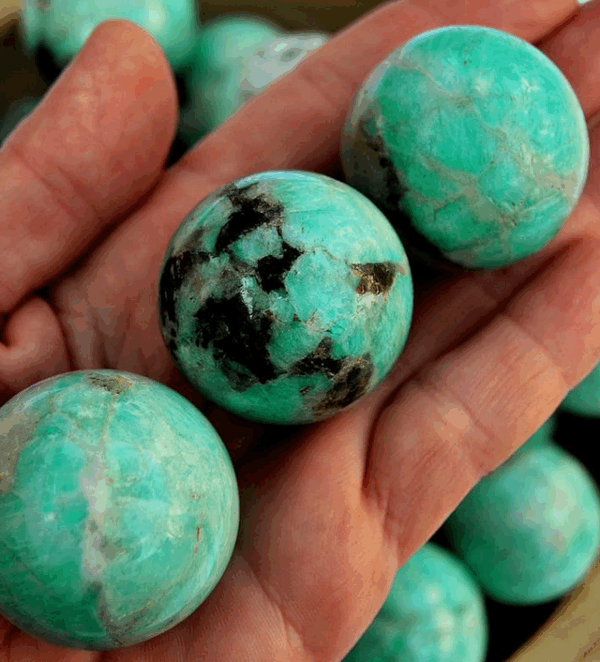 Esfera Amazonita Verde (25mm – 40mm)