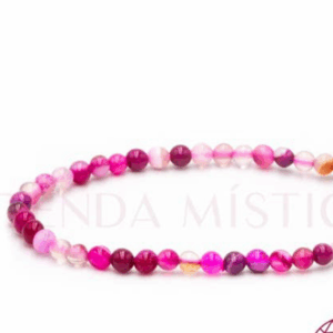 ágata violeta de 4 mm