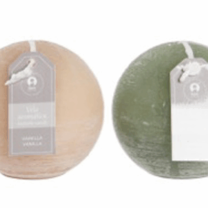 Vela cera 7,5X7,5X7,5 188 gr, 35 Horas