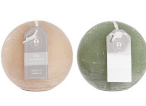 Vela cera 7,5X7,5X7,5 188 gr, 35 Horas