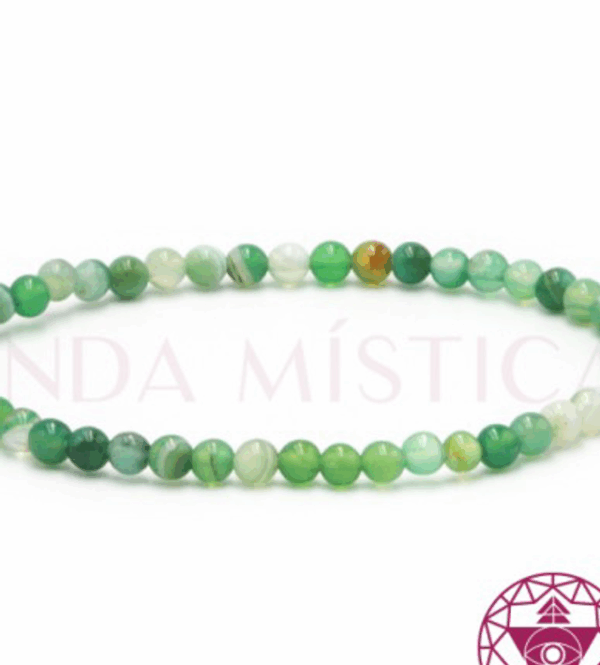 ágata verde de 4 mm ágata verde de 4 mm