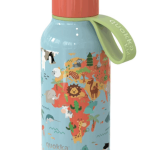 Quokka kids botella termo con colgador map 330 ml