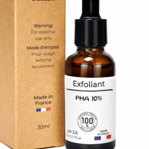 Exfoliante facial con PHA al 10% (mejor que el AHA) 100% natural