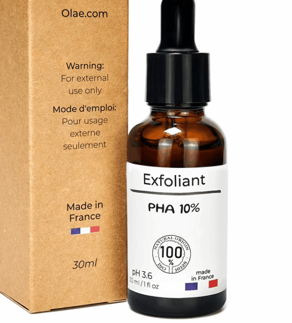 Exfoliante facial con PHA al 10% (mejor que el AHA) 100% natural Exfoliante facial con PHA al 10% (mejor que el AHA) 100% natural