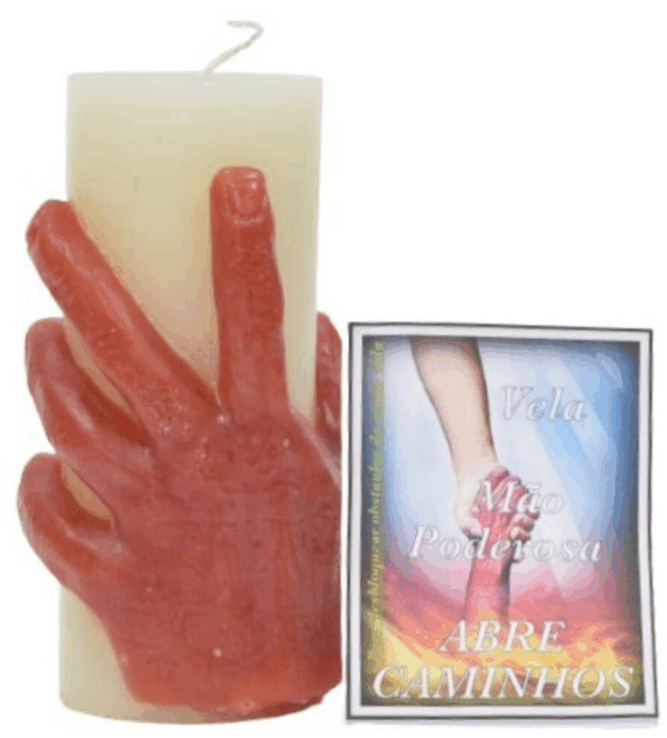 Velón Mano Poderosa Abre Caminos