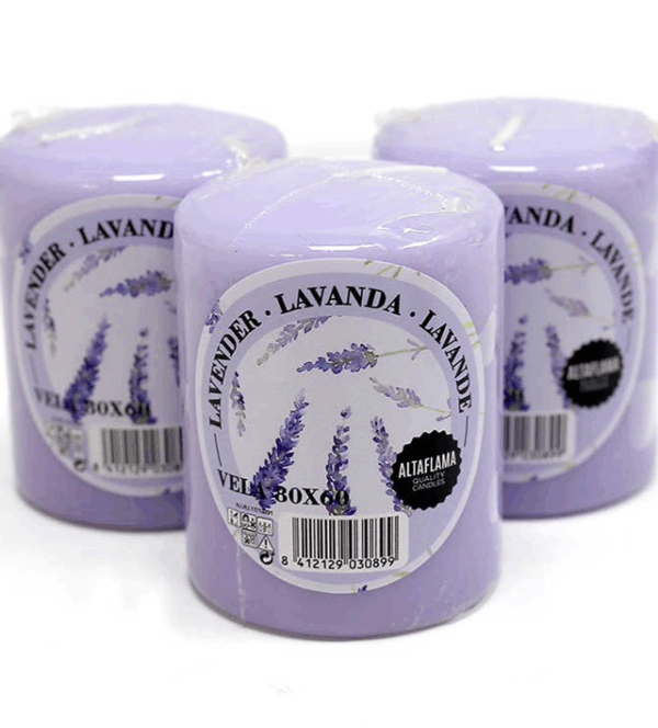 velas aromáticas – lavanda