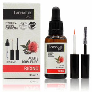 Aceite puro de ricino 30 ml labnatur. Con kit de rímel