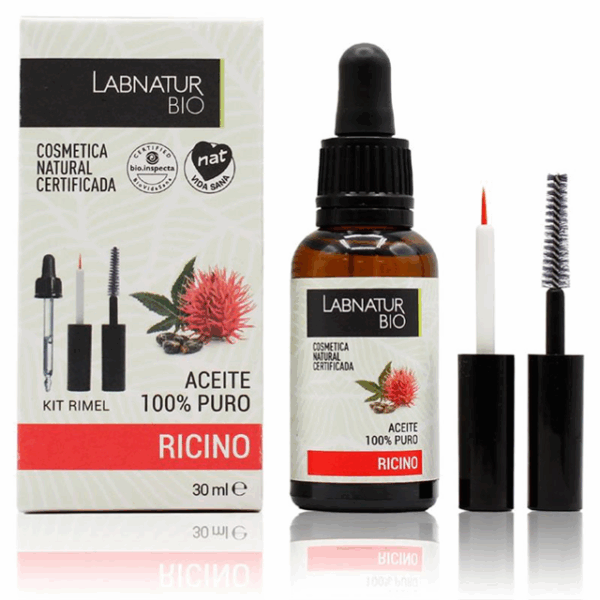 Aceite puro de ricino 30 ml labnatur. Con kit de rímel Aceite puro de ricino 30 ml labnatur. Con kit de rímel