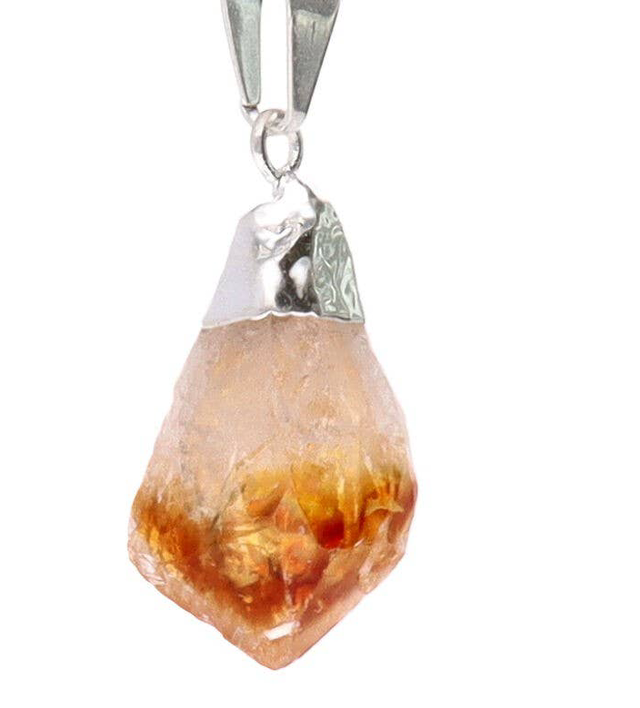 Colgante Punta de Citrino Calentado en Bruto -BP-
