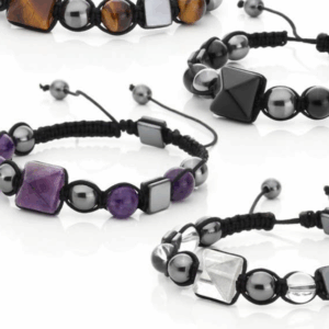 Pulsera Con Pirámide De Piedra Semipreciosa