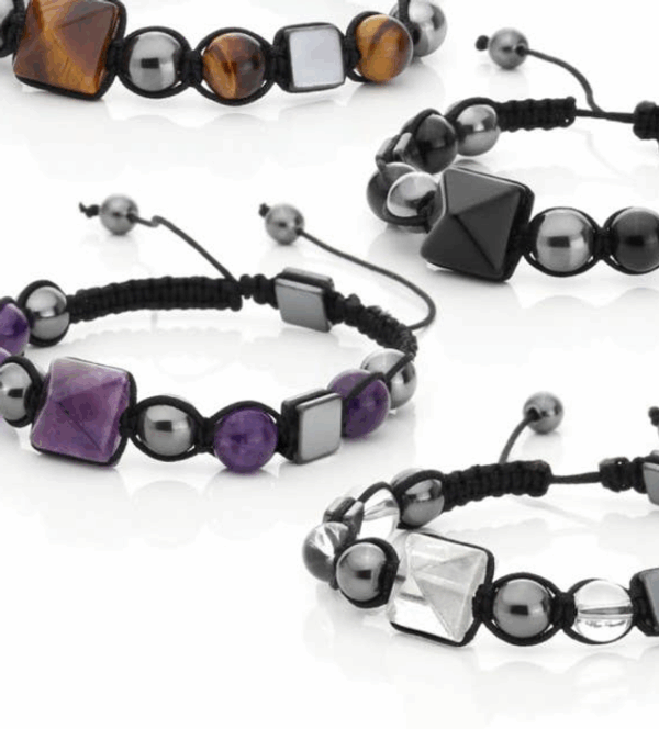 Pulsera Con Pirámide De Piedra Semipreciosa Pulsera Con Pirámide De Piedra Semipreciosa