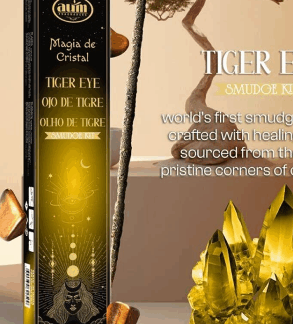 Aum Magia De Cristal 20G+Cristal Ojo De Tigre