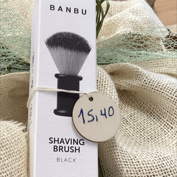 Brocha De Banbu En Acero Inoxidable Black