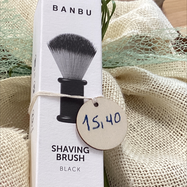 Brocha De Banbu En Acero Inoxidable Black