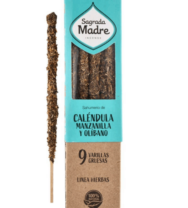 Sahumerio Caléndula, Manzanilla y Olibano - Sagrada Madre Sahumerio Caléndula, Manzanilla y Olibano – Sagrada Madre