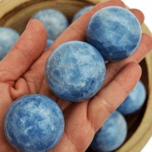 Esfera Calcita Azul (25mm – 40mm)