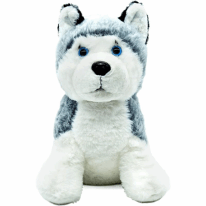 Peluche térmico huski Kuki. 23 cm