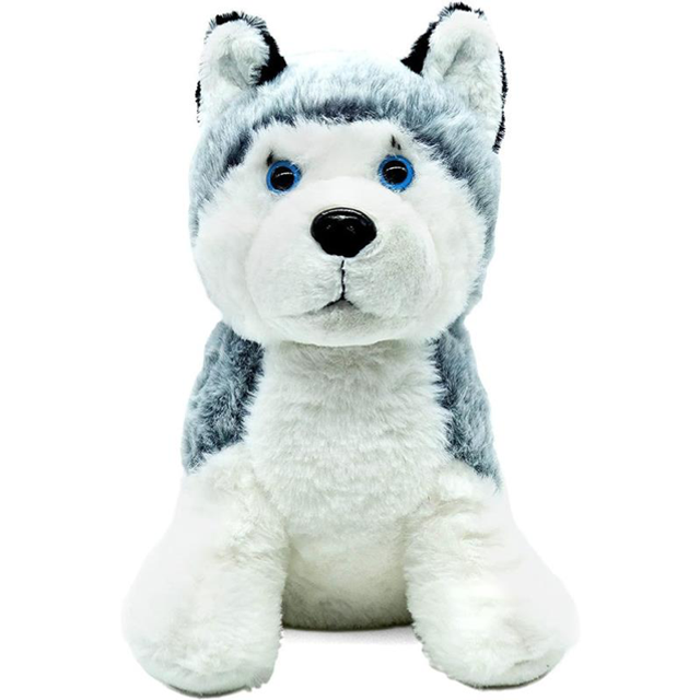 Peluche térmico huski Kuki. 23 cm