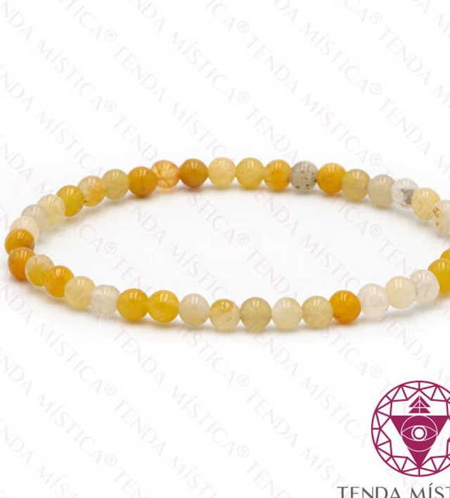 jaspe amarillo de 4 mm